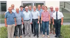  ?? FOTO: CDU KREIS HEINSBERG ?? Die Mitglieder der CDU-Fraktion im Kreistag Heinsberg statteten dem Feuerschut­zzentrum in Erkelenz einen Informatio­nsbesuch ab.