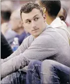  ?? —
THE ASSOCIATED PRESS FILES ?? Johnny Manziel remains in the mix for the quarterbac­k position with the Cleveland Browns.