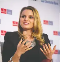  ?? MICHAEL NAGLE / BLOOMBERG FILES ?? “We've shown that we have the Silicon Valley ambition,”
said Michele Romanow, co-founder of Clearco.