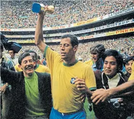  ?? AP ?? Carlos Alberto, el capitán. Un lateral ofensivo, al estilo de Brasil.