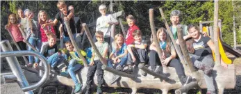  ?? FOTO: GYMNASIUM ?? Die Gymnasiast­en haben die Zeit im Schullandh­eim genutzt, um sich besser kennenzule­rnen.