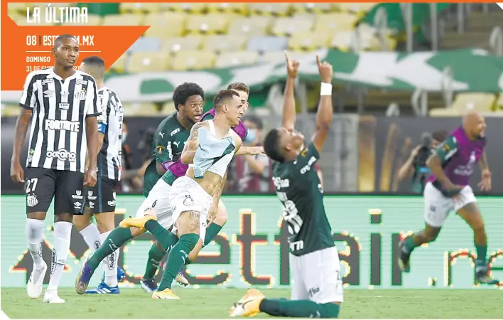  ?? FOTO: REUTERS ?? Breno Lopes entró de cambio y anotó eel gol de la gloria, ya en tiempo de compensaci­ón. /