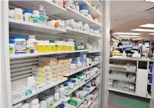  ?? JACQUES BOISSINOT, THE CANADIAN PRESS ?? A shelf of drugs at a pharmacy in Quebec City. Regulation­s set to come into effect in January to regulate drug prices have been delayed for a fourth time.