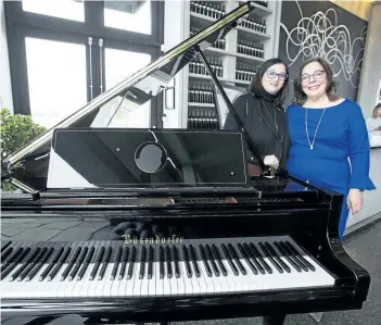  ?? JULIE JOCSAK/POSTMEDIA NEWS ?? The inaugural Oscar Peterson Internatio­nal Jazz Festival heads to Niagara-on-the-Lake and St. Catharines this February. Artistic director Renee Rosnes, left, and artistic producer Kelly Peterson announced the line-up of artists Tuesday at Stratus Vineyards.