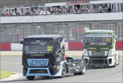  ??  ?? Four-time Renault UK Clio Cup champion Rivett was a double winner in Division 2 trucks at Donington