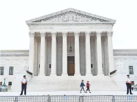  ?? JACK GRUBER/USA TODAY ?? “Federal judges are appointed for life, not for eternity,” the justices wrote in an unsigned, five-page opinion.