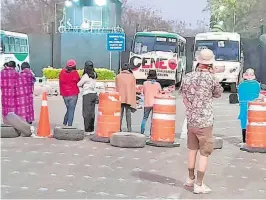  ?? VICTOR CASTILLO ?? El Gobierno del estado descartó el uso de la fuerza pública