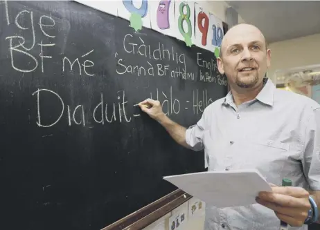  ?? ?? BBC Alba helps support the growing numbers of people who are learning Gaelic