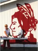  ?? STAFF FILE PHOTO ?? The image of a Warrior, the Lakeview-Fort Oglethorpe mascot, adorns a field house at the football stadium.