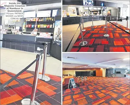 ?? Picture: PATRICK WOODS via NEWS. COM.AU ?? Inside the Majestic Cinemas at Nambour in Queensland.
