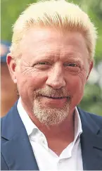  ??  ?? Former world No 1 Boris Becker.