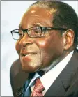  ??  ?? Cde Mugabe