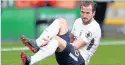  ??  ?? DOWN BUT NOT OUT Spurs ace Kane