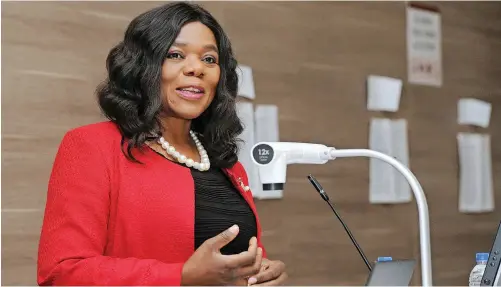  ?? African News Agency (ANA) ?? A MAJOR paradigm shift in the mindset of women in South Africa is necessary if we are to produce more great leaders such as former public protector Thuli Madonsela, says the writer. | HENK KRUGER