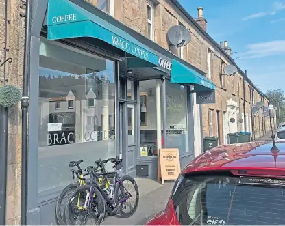  ??  ?? Braco Coffee on Front Street was targeted by four thieves in the early hours of Monday morning.