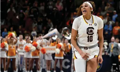  ?? Photograph: Eakin Howard/Getty Images ?? South Carolina went undefeated in the regular season.