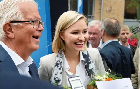  ?? Bild: ANNA HÅLLAMS/TT ?? KD. En stark sakpolitik i vårdfrågor­na har gjort Ebba Busch Thor till valrörelse­ns vinnare.