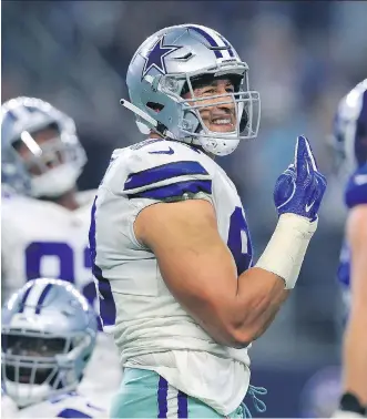  ?? TOM PENNINGTON/GETTY IMAGES ?? Windsor, Ont., native Tyrone Crawford, a defensive lineman for the Dallas Cowboys, will be front and centre when the Cowboys take on the Rams in the NFC divisional round Saturday in L.A.