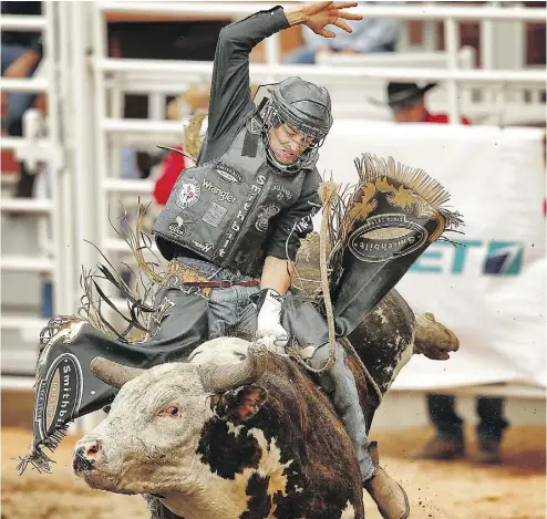  ?? AL CHAREST / POSTMEDIA NEWS FILES ?? The mother of former Canadian bull riding champion Ty Pozzobon of Merritt, B.C. is warning about the dangers of concussion­s in the wake of her son’s death.