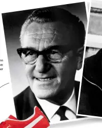  ??  ?? Der Mann hinter Puma: Rudolf Dassler