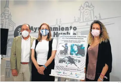  ?? S. D. ?? Carlos Longo, María Teresa Flores y María José Pulido, durante la presentaci­ón de los eventos.