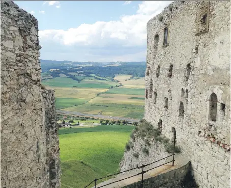  ?? ROSENBERG/THE WASHINGTON POST ERICA ?? Spis Castle in Eastern Slovakia — a vast structure that is now a UNESCO World Heritage site — is one of the largest fortresses in Central Europe.