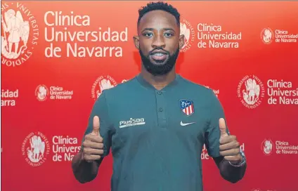  ?? FOTO: EFE ?? El delantero francés, nueva incorporac­ión del Atlético de Madrid, al que llega cedido desde el Olympique de Lyon