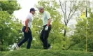  ?? ?? Brooks Koepka and Bryson DeChambeau are both in the hunt heading into the final day. Photograph: Warren Little/Getty Images