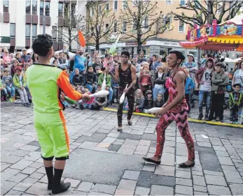  ?? ARCHIV-FOTO: DH ?? Das Gauklerfes­t findet von 11. bis 13. Mai in der Tuttlinger Innenstadt statt.