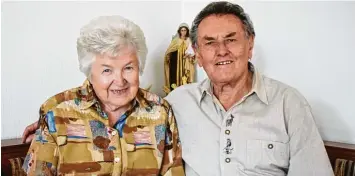  ?? Foto: René Brugger ?? Sie sind 65 Jahre lang durch dick und dünn gegangen: Paul und Maria Ruf aus Burghagel feiern am heutigen Freitag die eiserne Hochzeit.