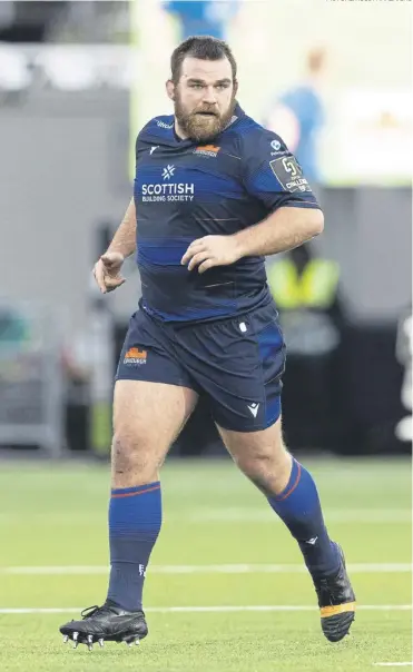  ?? ?? D’arcy Rae joined Edinburgh last year following spells at Montpellie­r and Bath
