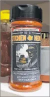  ??  ?? Rusty Sled spice blend by Be a Kitchen Hero