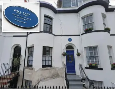  ?? Picture: Richard Poppleton ?? Will Hay’s former home in Guildford Lawn, Ramsgate