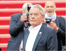  ?? Getty ?? Delon, en una de sus últimas aparicione­s en público