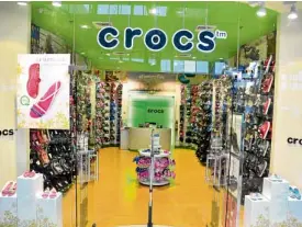  ??  ?? Crocs footwear in SM Marikina provides great foot comfort and support for any occasion and every season.
