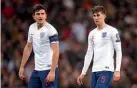  ??  ?? First-choice centre-backs... Harry Maguire and John Stones