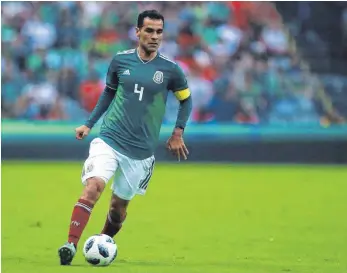 ?? FOTO: AFP ?? Die große Legende des mexikanisc­hen Fußballs – Rafael Márquez – geht vorbelaste­t in seine fünfte WM.