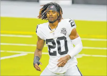  ?? John Locher The Associated Press ?? Damon Arnette, one of the Raiders’ first-round picks, appears to be the starter at one cornerback spot.