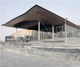  ?? David Davies ?? > The Senedd Building, where the debate was held yesterday and Assembly Members blocked the call for an inquiry