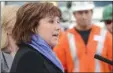  ??  ?? Former premier Christy Clark championed getting a new power line for West Kelowna