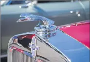  ?? PHOTO BY CARL HESS - FOR MEDIANEWS GROUP ?? This chrome eagle adorns the hood of Jerry Schussler’s 1930 Chevy Coupe. Jerry hails from Hatfield.