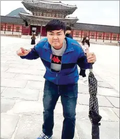  ?? CPA ?? Ngor Udom enjoys his life working and living in South Korea.