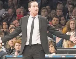  ?? AP ?? Kenny Atkinson and Nets are in thick of playoff race.