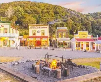  ?? NEW ZEALAND SOTHEBY’S INTERNATIO­NAL REALTY ?? New Zealand’s 20-bed Mellonsfol­ly Ranch features 10 “period” buildings including a saloon.