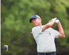  ?? BOB DONNAN, USA TODAY SPORTS ?? Davis Love III sank seven birdies en route to a bogey-free 63 Thursday, and he is two shots off the lead ahead of Friday’s second round at the Greenbrier Classic.