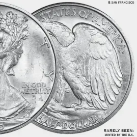  ?? ?? VALUABLE: minted in philadelph­ia, denver
& san francisco
RARELY SEEN:
minted by the u.s. mint in the early 1900’s