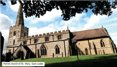  ?? ?? Parish church of St. Mary, East Leake