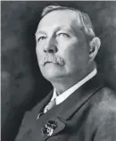  ?? ?? Sir Arthur Conan Doyle, pictured in 1925, five years before his death.