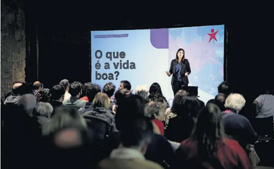  ?? ?? Mariana Mortágua: “Queremos maiorias para soluções em torno de um programa.”