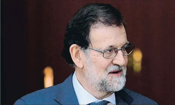  ?? PIERRE-PHILIPPE MARCOU / AFP ?? Preocupaci­ón Mariano Rajoy no oculta su preocupaci­ón por la moción y el lunes se reunirá con los líderes europeos en Bruselas lleno de incertidum­bre